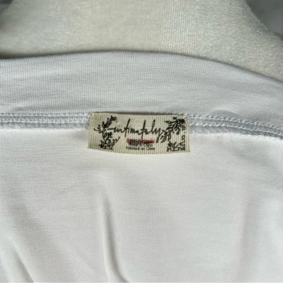 Free People Intimately Wear It Out Cotton/ Spandex Tank White XS NEW - Picture 6 of 7